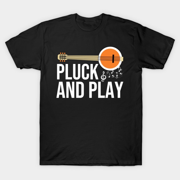 Banjo Pluck And Play T-Shirt by The Jumping Cart